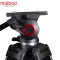 miliboo MTT601A Aluminum Heavy Duty Fluid Head Camera Tripod for Camcorder/DSLR Stand Professional Video Tripod