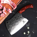 SHUOOGE Very large Full Tang Handmade Forged Chef Knife Hard Clad Steel Blade Butcher Slaughter Cleaver Knife Kitchen Chopping