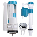 New Marine Double Toilet Accessories Set Outlet Valve Old Fashioned Single Drain Valve Water Tank Fitting white+blue