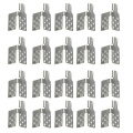 40pcs New Clamp Connector For Carbon Heating Film Warm Flooring Copper Plating Silver Clamps Accessories