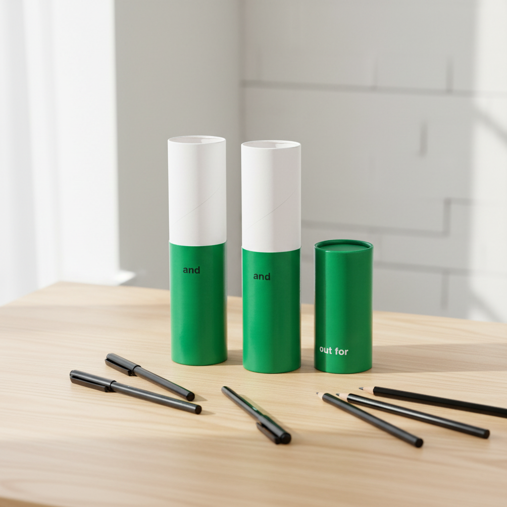 printed paper tube for gifts