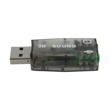 Virtual 5.1 Sound Card External USB Audio Adapter Sound Card USB to Jack 3.5mm Earphone Micphone for PC Laptop Computer Notebook