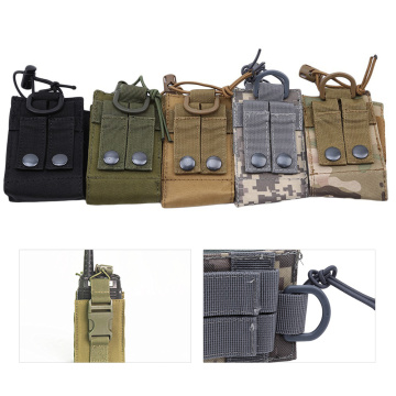 Outdoor Package Pouch Walkie Hunting Talkie Holder Bag Tactical Sports Pendant Military Nylon Radio Magazine Mag Pouch Pocket