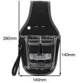 9 in 1 Screwdriver Waist Tool Bag Plier Drill Electrician 600D Nylon Fabric Pouch Twill Belt Utility Holder Bag