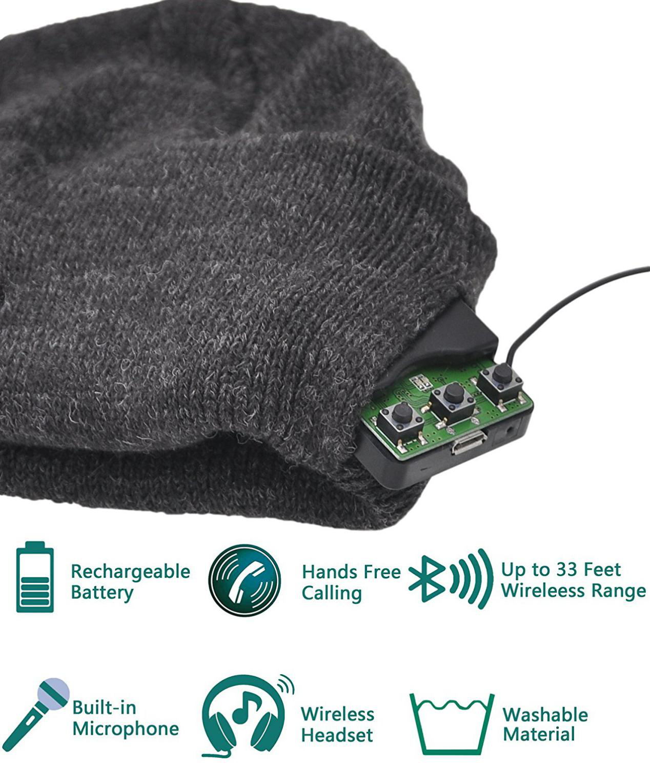 Bluetooth Beanie Hat headsets