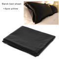 Black sheet 2 pillow