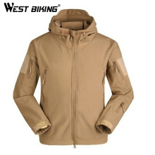 WEST BIKING Men's Cycling Wind Coat Autumn Winter Thermal Thicken Long Sleeve Down jacket Outdoor Survival Dust Windproof Jacket
