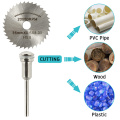 31pcs HSS Saw Blade Diamond Woodworking Cutting Discs Wheels for Dremel Rotary Tool Drill Mandrel Cutoff Power Tools Accessories