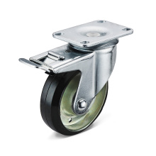 Light Duty Steel Cast Iron Brake Casters Wheel