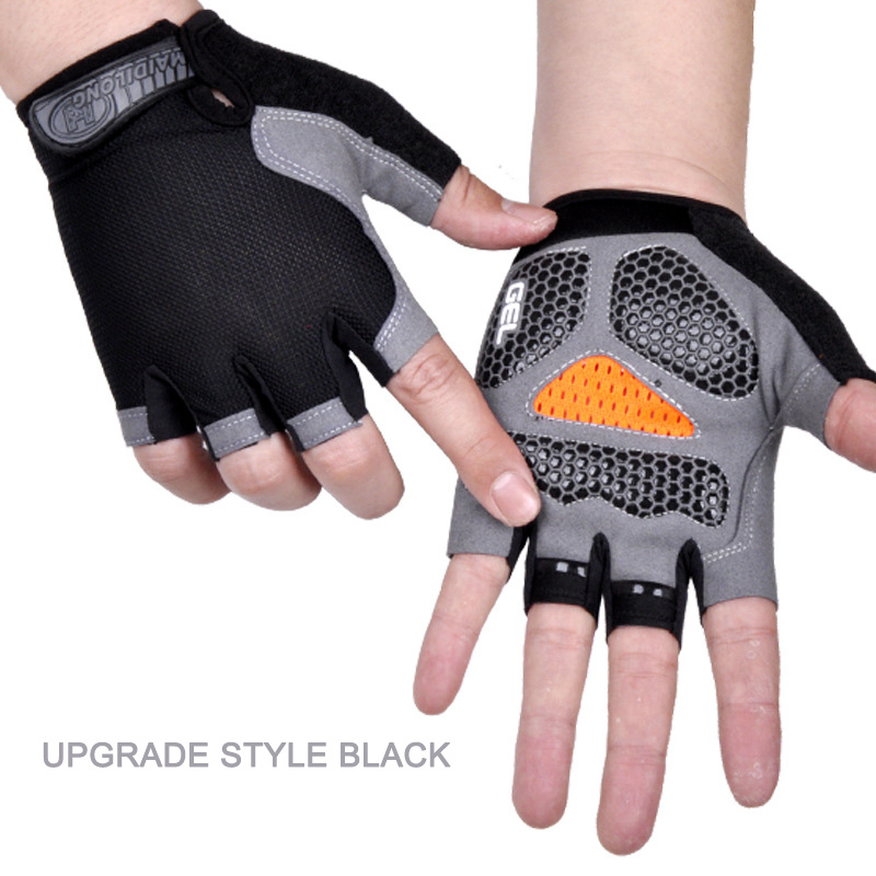 Cycling Gloves MTB Road Riding Gloves Anti-Slip Camping Hiking Gloves Gym Fitness Sports Bike Bicycle Glove Half Finger Men