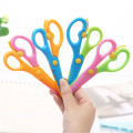 Mixed Candy Color Safety Scissors DIY Paper Cutting Card Making Tool Safety Scissors for Kids Student Stationery Art Tools