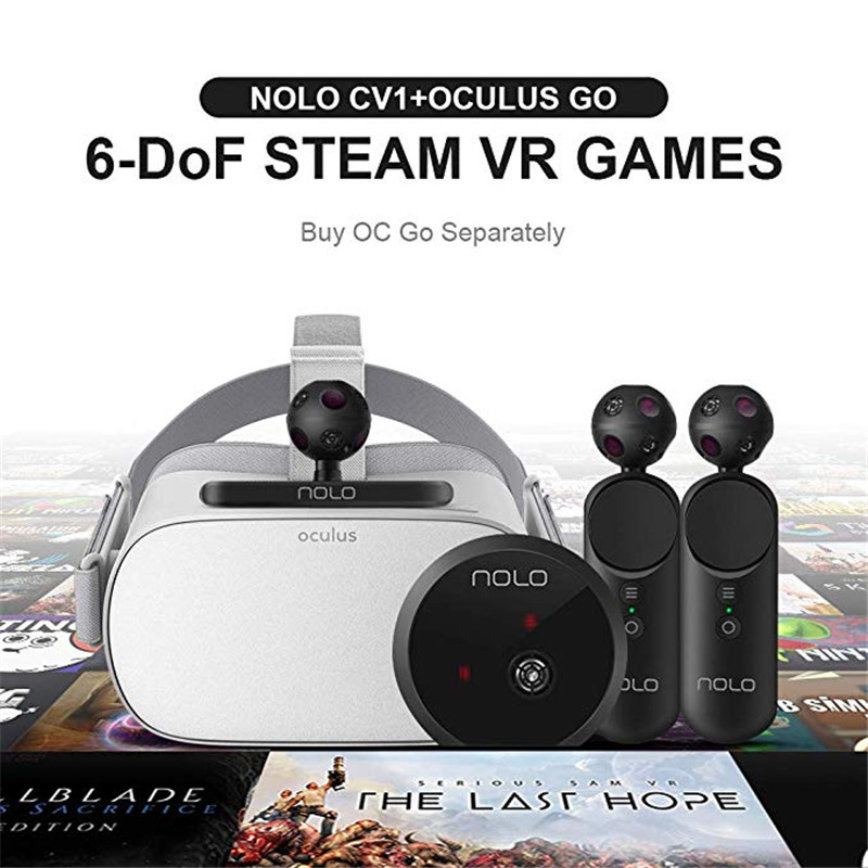 NOLO CV1 3D VR Controllers Cell Phone Mobile vr Game Headset Station Controller Video Motion Tracking Kit for Mobile and PC