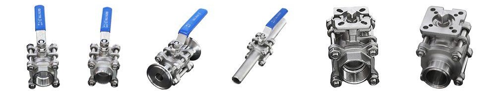 Two-piece threaded ball valve (15)