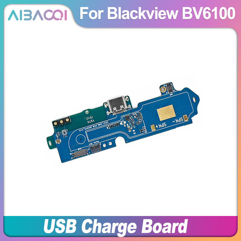 New Original usb plug charge board For Blackview BV6100 Mobile Phone Flex Cables charging module phone Mini USB Port