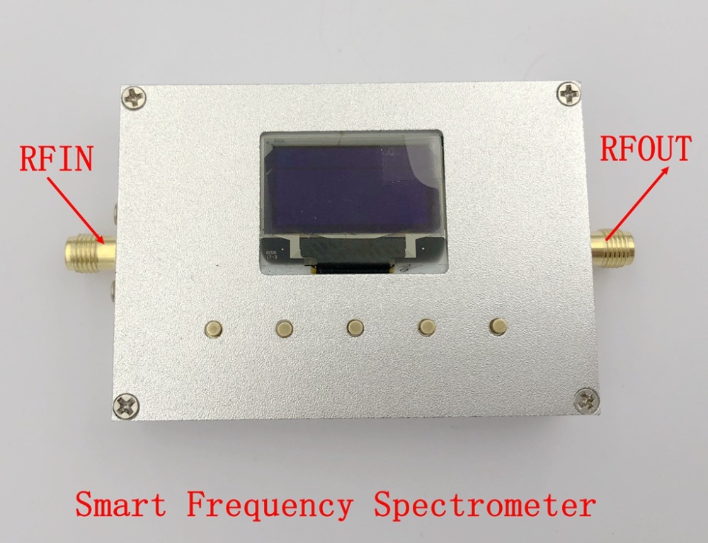 Spectrum Analyzer Audio USB Smart Frequency Spectrometer Tester 10-6000MHz With RF Source Digital Power Meter Bluetooth WIFI