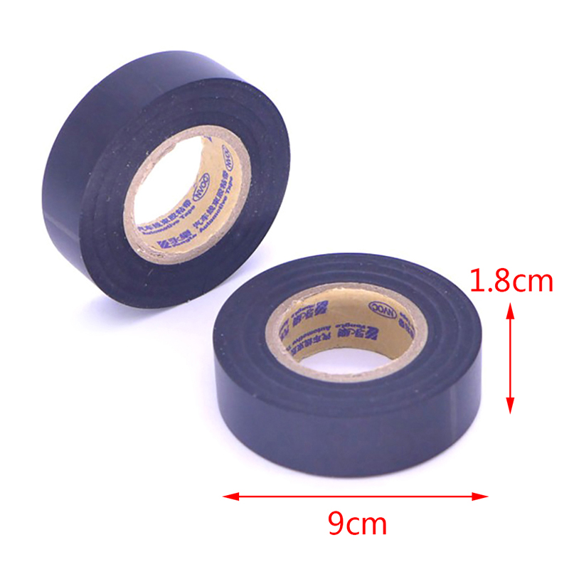 Black PVC 18mmx25m Electrical Tapes Flame Retardent Insulation Adhesive Tape DIY Electrical Tools