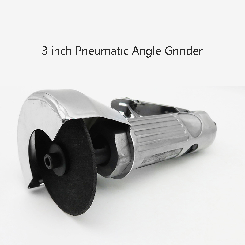 3 Inch Pneumatic Angle Grinder with Disc Polished Piece and PVC Handle for Machine Polished Cutting Operation Cutting machine