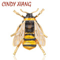 CINDY XIANG Unisex Colorful Insect Brooches Cute Bee Brooch Pin Gold Color Enamel Jewelry Fashion Dress Accessories High Qulity