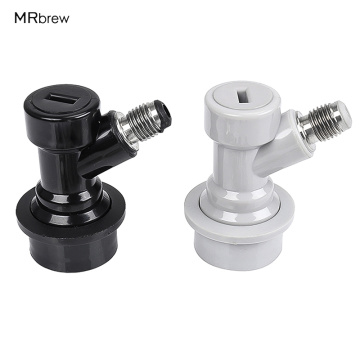 Ball Lock Quick Disconnect Gas & Liquid Corny Keg Fittings, MFL 1/4`` Threaded Ball Lock Homebrew Keg