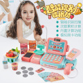 Kids Pretend Play Learning Education Toys Mini Simulated Supermarket Checkout Counter Role Play Cashier Register Set Gift