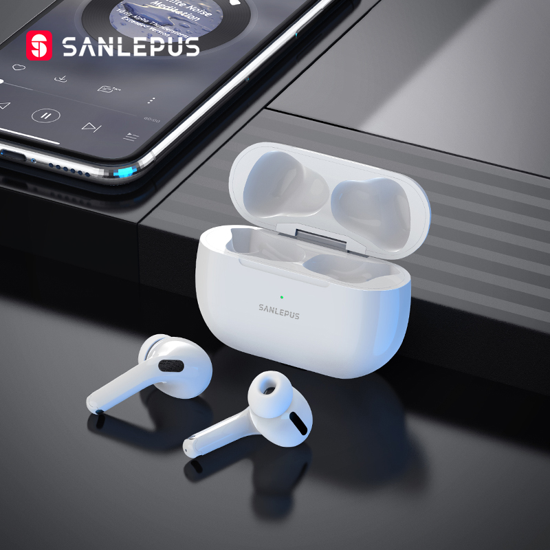 SANLEPUS Earbuds Pro NEW Wireless Headphones TWS In-Ear Bluetooth Earphones 9D Stereo Headset For Android iPhone Xiaomi Huawei