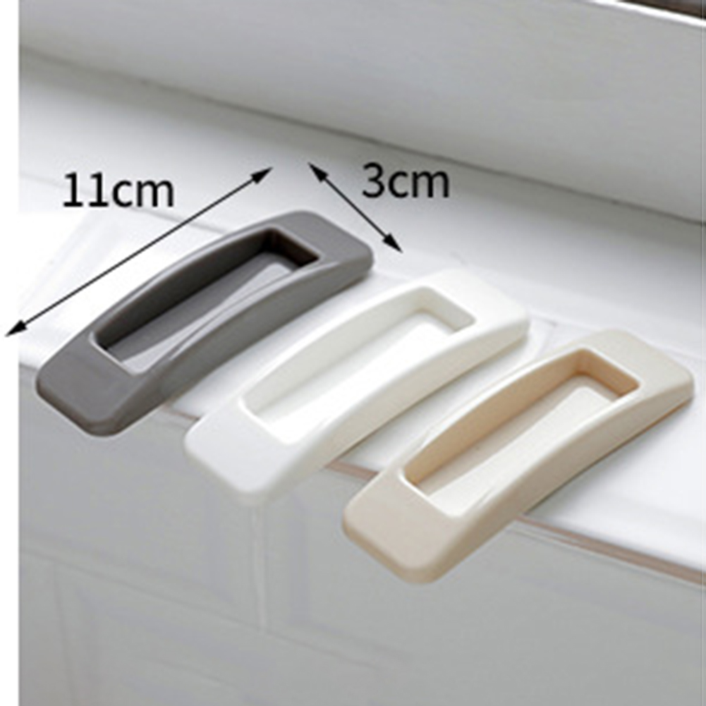 Door Pull Window Handles Self-adhesive Plastic Sliding Cupboard Cabinet Kitchen Convenient Creative Drawer Holders