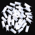 100 Pcs/Box Ultrathin Trace-Free C arc Shallow Professional Extension Nail Tips Builder Extension Nail Gel Nail Art Tools