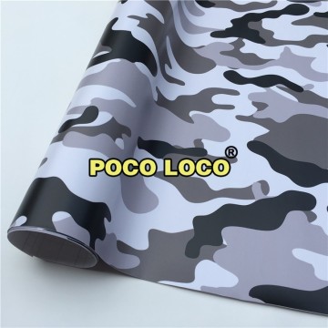 ARCTIC SNOW Black And White CAMO Digital Camouflage Car Vinyl Wrap For Motorcycle Food Truck,Car Hook,roof,tail