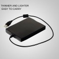 FDD Black USB Portable External Interface Floppy Disk FDD External USB Floppy Drive for Laptop 3.5 Inch 1.44MB 12 Mbps