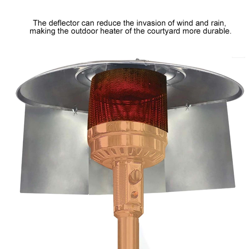 Heat Focusing Reflector For Round Natural Gas and Propane Patio Heaters Shield Dropshipping