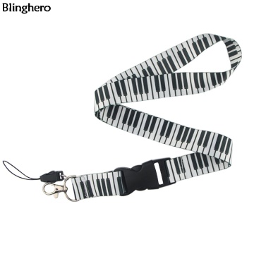 Blinghero Piano Keyboard Printing Lanyard For keys Phone Original Phone Holder Lanyards Neck Straps Fashion Accessories BH0187