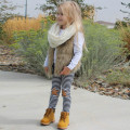 TELOTUNY furry vest for girls Baby Girl Winter Warm fur vest fashion Clothes Faux Fur Waistcoat Thick Coat Outwear Z1019