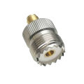 1pcs UHF female jack to SMA female jack RF coaxial adapter connector