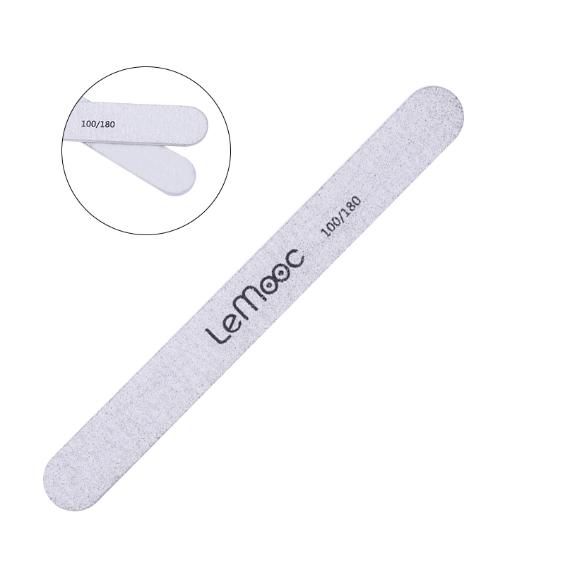 LEMOOC 10/5/1 Pcs Nail Art Equipment Nail Files & Buffers Straight Grinding Sanding File Block Buffer Nail Art Tools