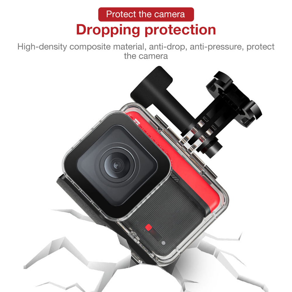 For Insta360 ONE R Dive Case 4K Wide Angle /Dual-Lens 360 Mod Diving Protective Waterproof Box For Insta 360 R Accessories