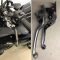 Motorcycle Adjustable Folding Brake Clutch Levers Handlebar Hand Grips For SYM CRUISYM 300 cruisym300 2017-2018