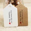Vintage style paper gift tag white/kraft cardboard jewelry label tag for gift /wedding favors products note tag 100pcs per lot
