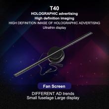 3D Hologram Projector Fan Advertising Lights Display Wifi 3D LED Naked Eye Holographic Fan Advertising Logo Imaging Lamp Lights