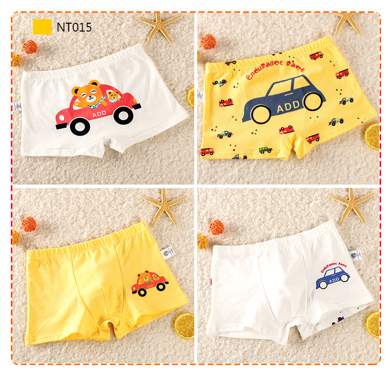 4 Pcs Boys Underwear Cartoon Dogs Kids Boy Underwear Children's Boxer Underpants Briefs Boys Underware Pants for 3-11T