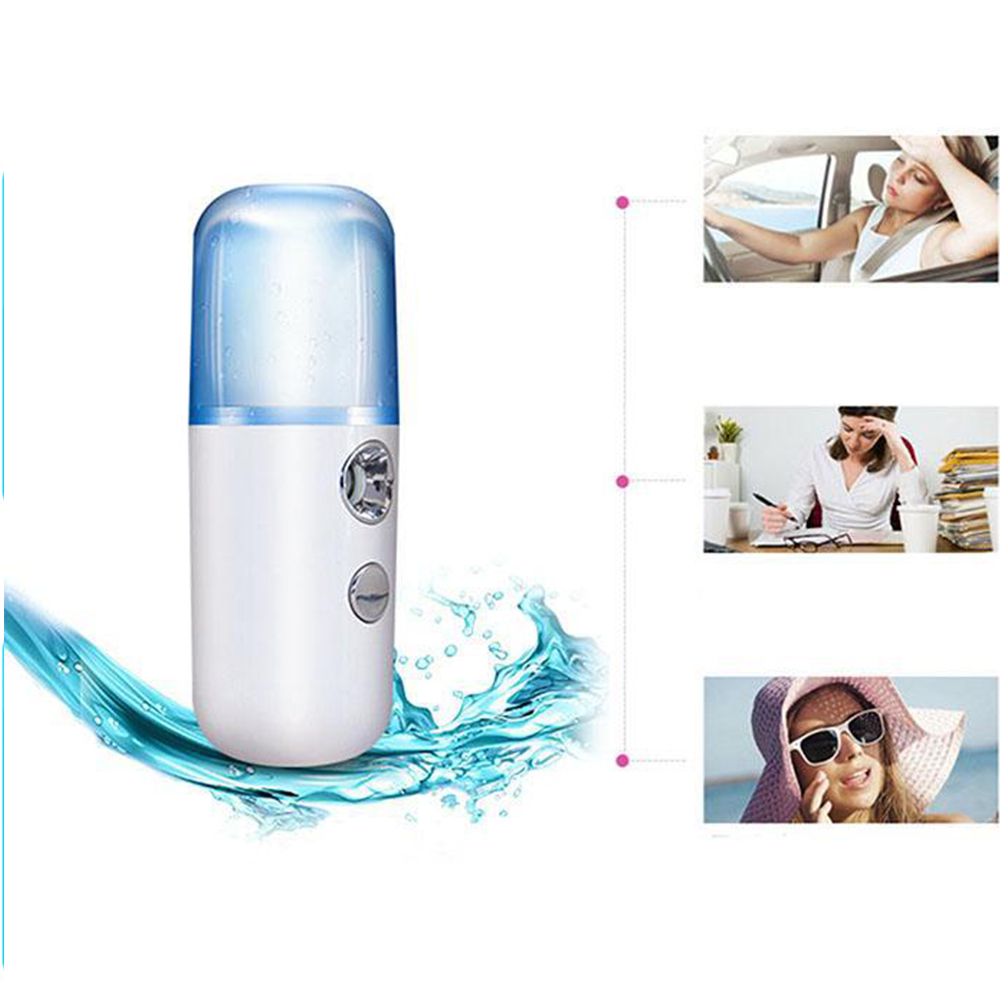 Mini Handy Facial Steamer Nano Mister Face Spray USB Rechargeable Portable Face Spray Bottle Skin Care Tools Beauty Instruments