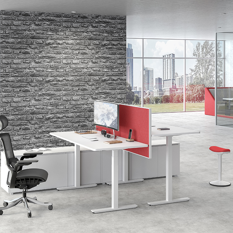 Ergonomic Height Adjustable Sit Standing Desk Up