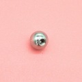 100Pcs/Bag The Latest Stainless Steel Jewelry Accessories Half Hole Thread Steel Ball