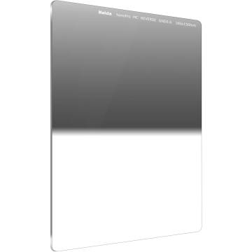 Optical Glass 100x150mm Nanopro MC Reverse Grad ND 0.6 0.9 1.2 (2 3 4 Stops) Insert Reverse Graduated Neutral Density Filter