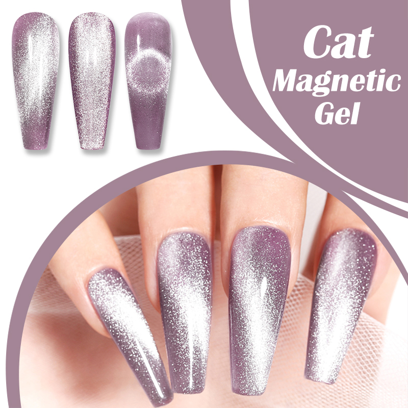 BORN PRETTY 6ml/10ml Magnetic Gel Nail Polish Cat Nail UV Gel Holographics Laser Glitter Varnish Nail Art Varnish New Arrival