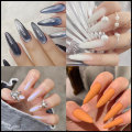 100pcs Full Cover Quick Building Gel Mold Tips Dual Forms Nail System Clear Nail Extension DIY Nails Accessoires Manicure Tools