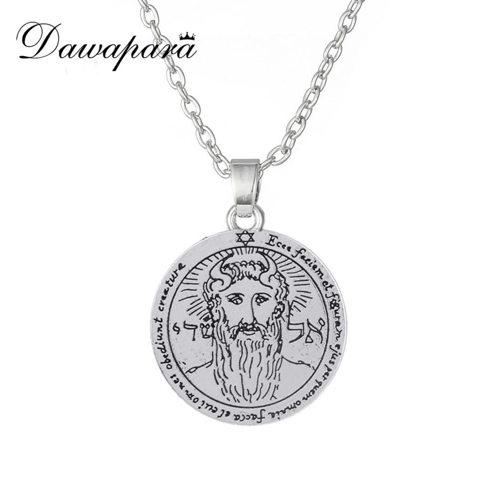 Dawapara The First Pentacle Of The Sun Key Of Solomon Seal Pendant Necklace Jewish Amulet