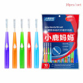 10pcs/set Plastic Interdental Brush Tooth Dental Floss Head Oral Hygiene Dental Toothpick Healthy for Teeth