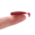 fishing Soft artificial worm lures TPR 0.5g 35mm fishy smell Silicone Flexible Bait Swimbait Maggots  Jigging Wobblers