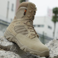 Men Desert Tactical Military Boots Mens Work Safty Shoes Special Force Waterproof Army Boot Lace Up Combat Ankle Boots Big Size