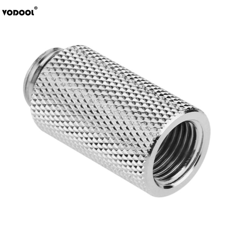 VODOOL 10/15/20/30/40mm G1/4" Dual Thread Computer Water Cooling System Hard Soft Tube Extension Connector Waterblock Components